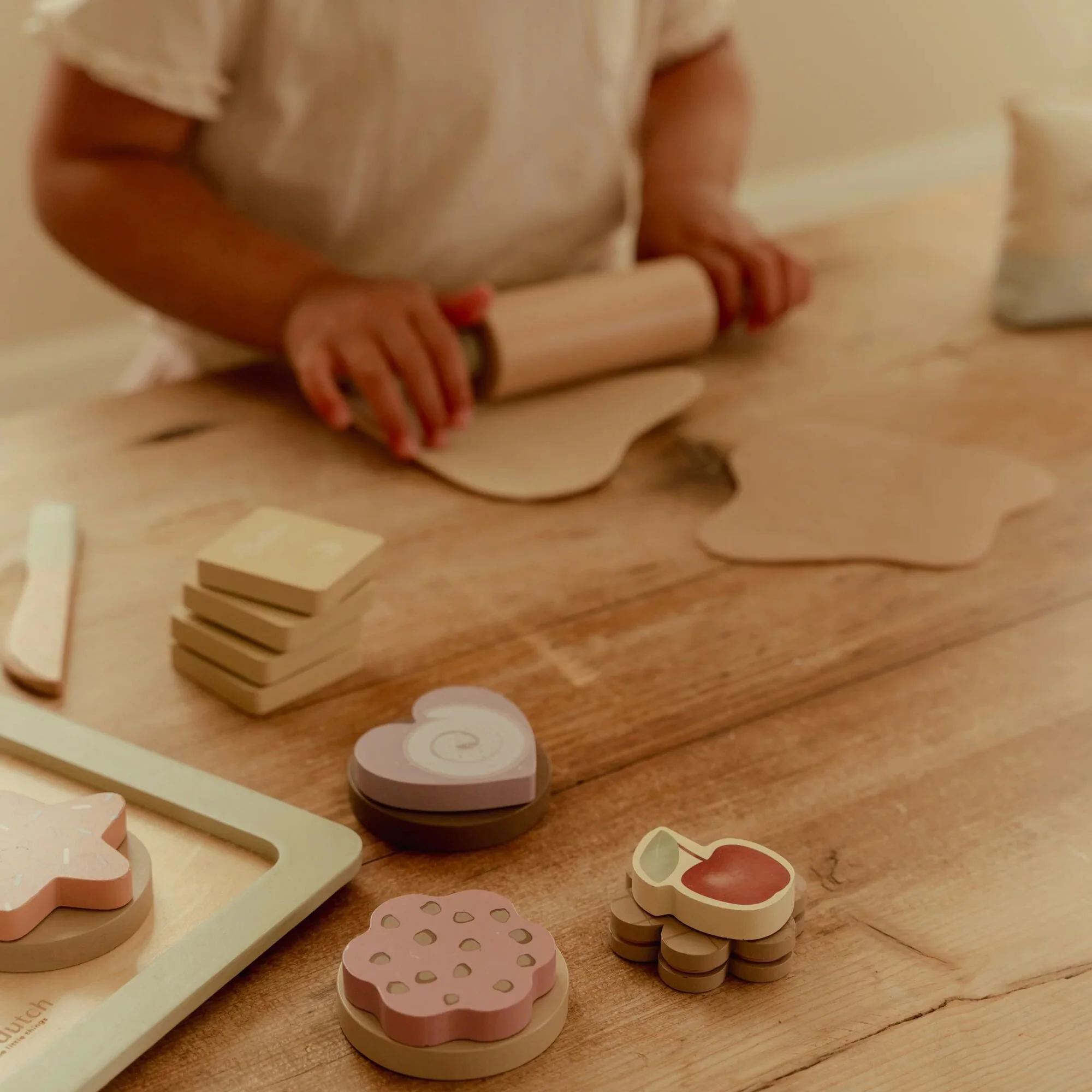 0030185 houten bakset met receptenkaart en ingredienten