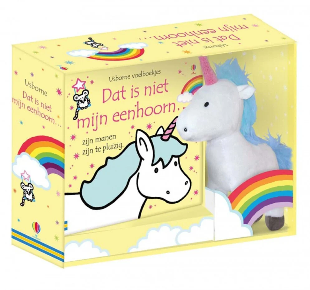 dat is niet mijn eenhoorn voelboekje knuffel