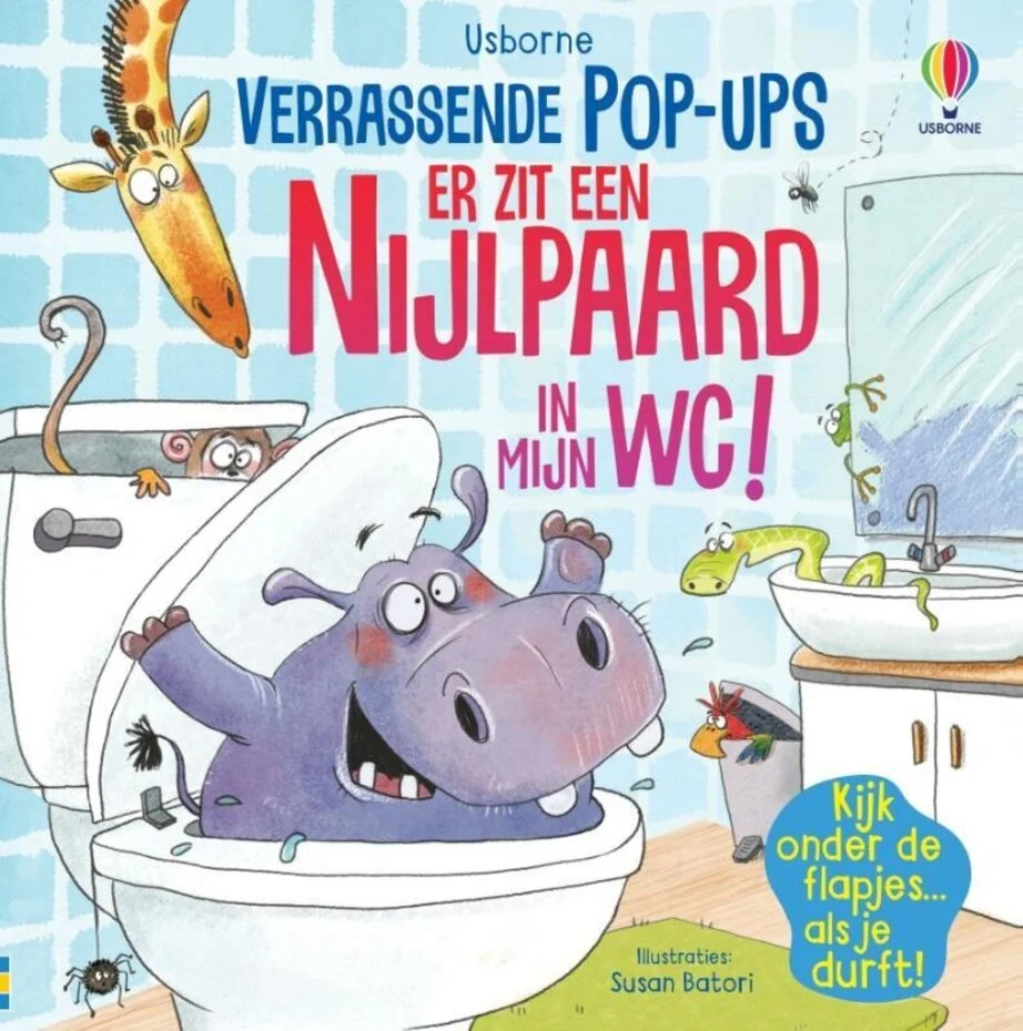 er zit een nijlpaard in mijn wc