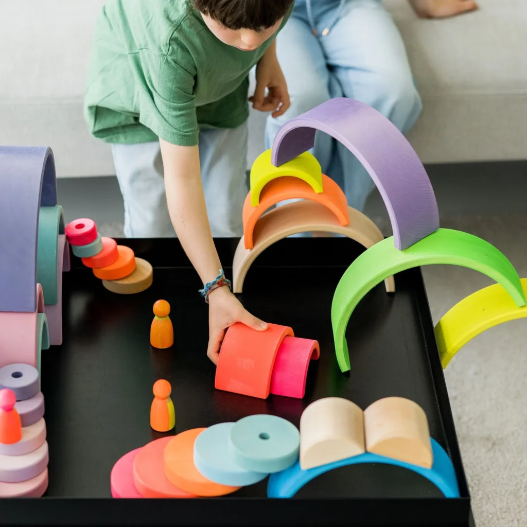 grimms houten regenboog neon groen