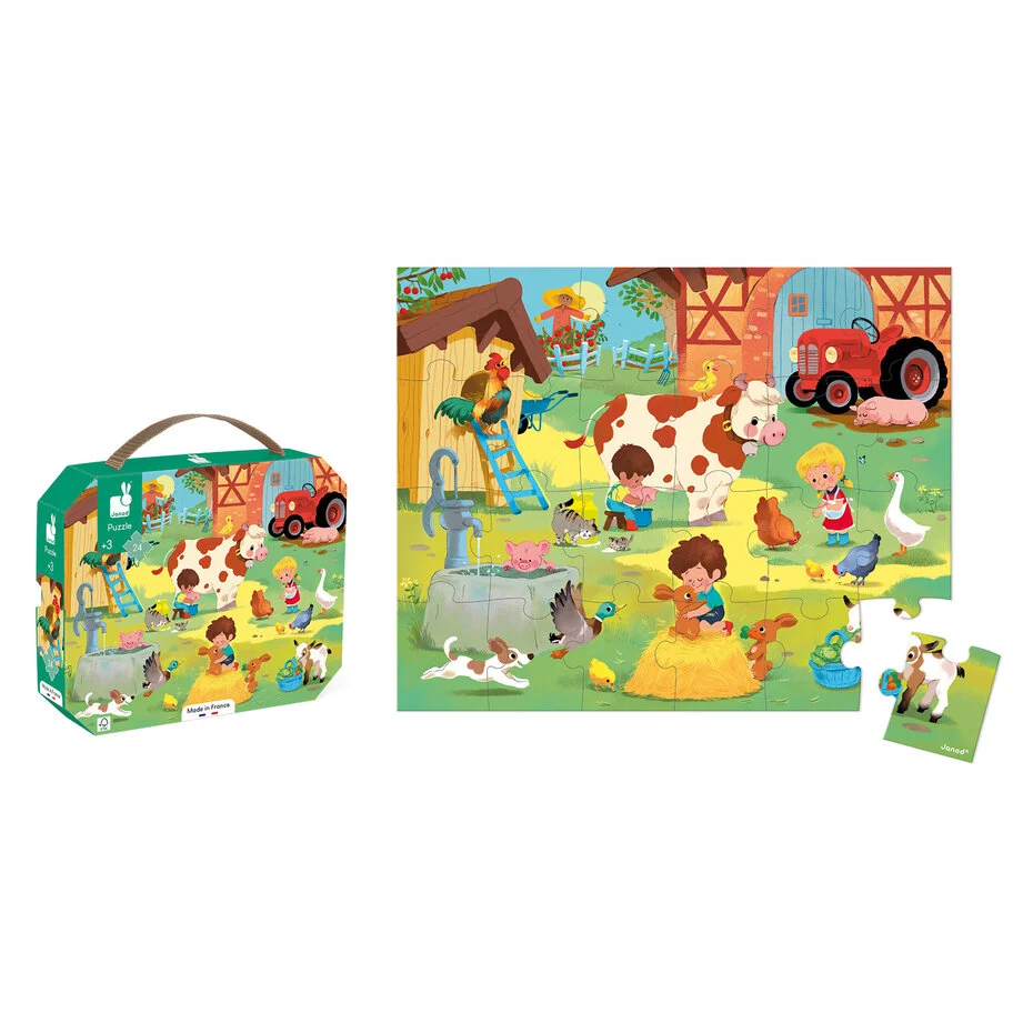 janod puzzel op de boerderij