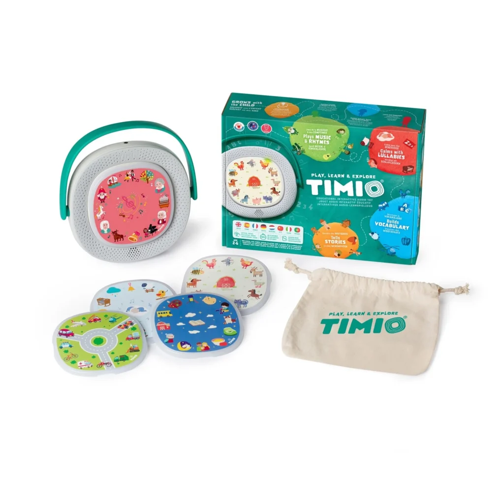 timio audio muziekspeler met 5 disks